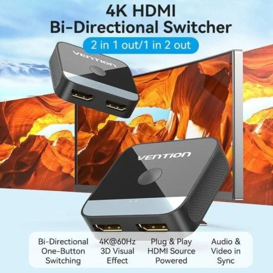 Vention Bi-Directional HDMI Switch 4K